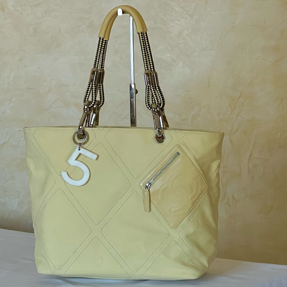 Chanel  Canvas No. 5 CC Tote